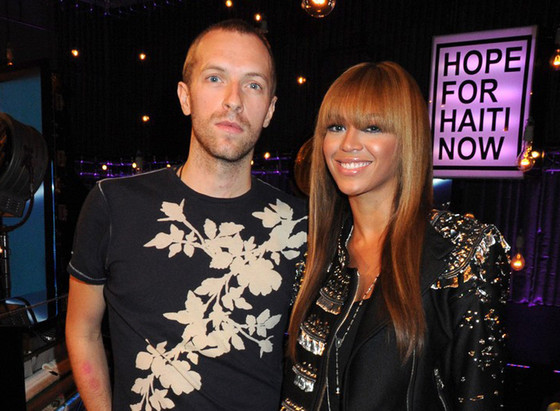 Chris Martin, Beyonce,Telethon Chris Martin, Beyonce,Telethon